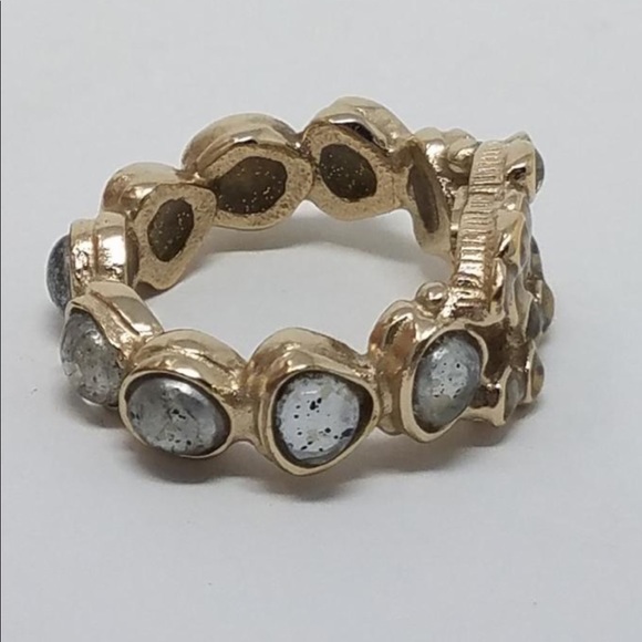 Chanel multicolored gold tone embellished ring - Picture 3 of 8